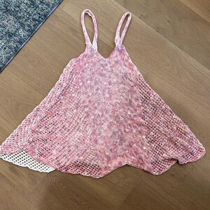 Free People Cream Knit Top